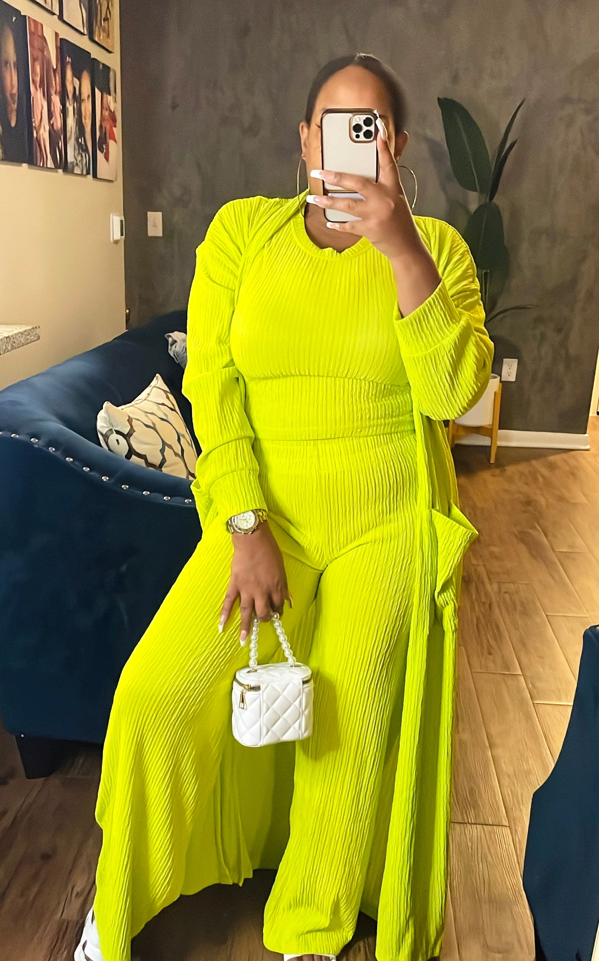 Fallin For You | 3PC Set -Lime