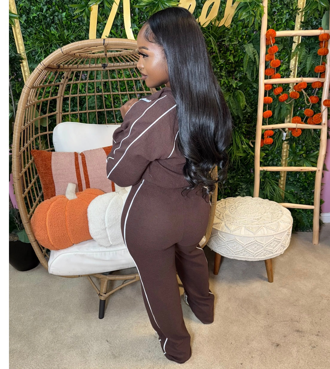 The Luxe Lined Set | Chocolate