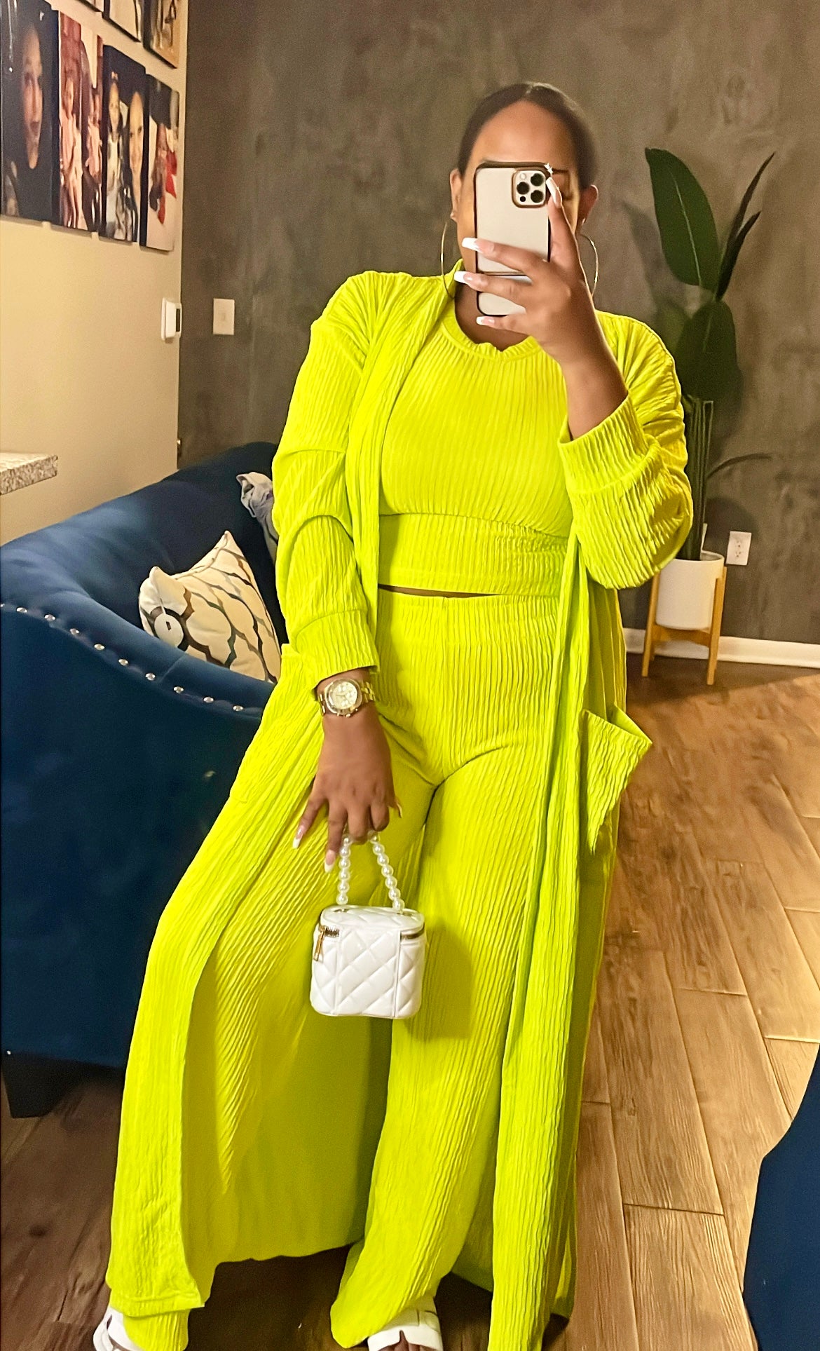 Fallin For You | 3PC Set -Lime