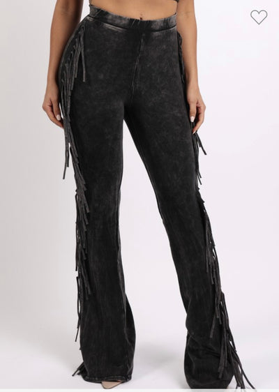 Perfect Fit Fringe Pants