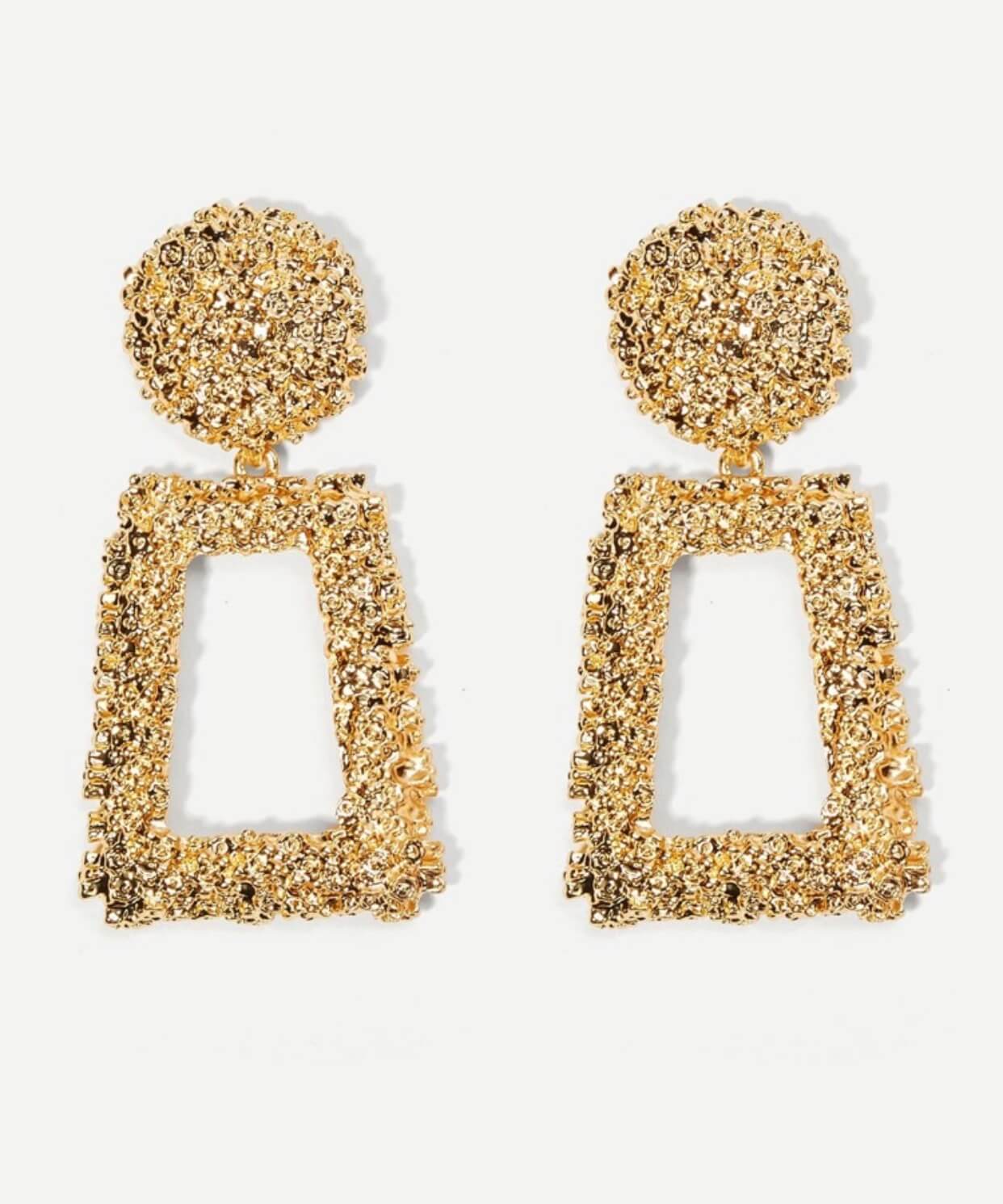 Giselle Chunky Earrings- Gold