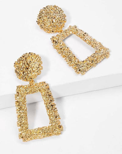 Giselle Chunky Earrings- Gold