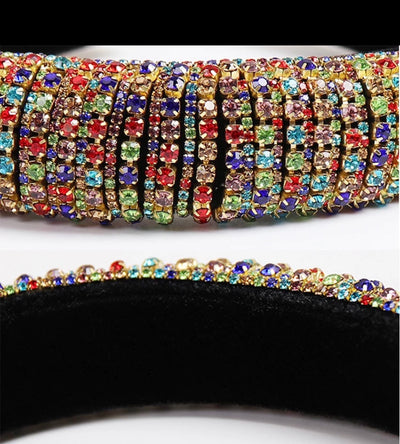 Chunky Jeweled - Multicolor Headband