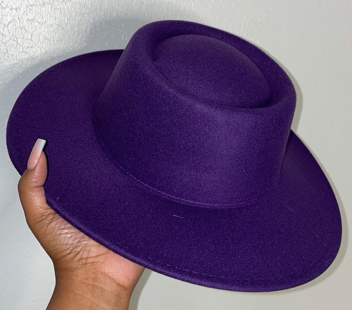 Essential Luxe Fedora (Purple)