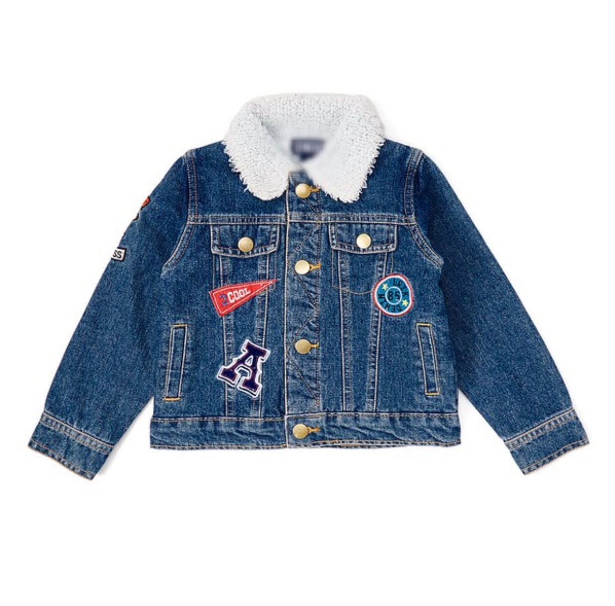 Denim Varsity Jacket