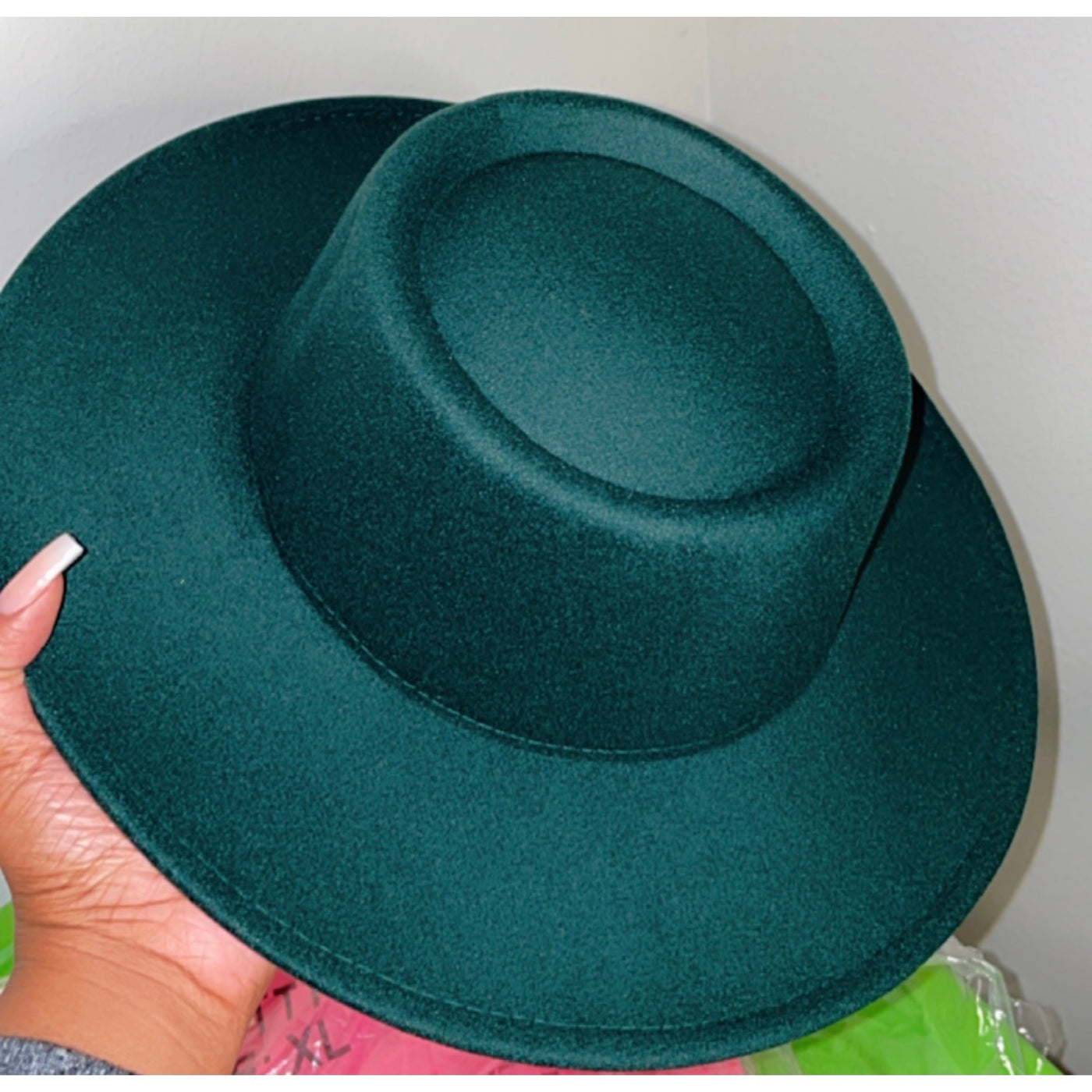 Essential Luxe Fedora (Hunter Green)