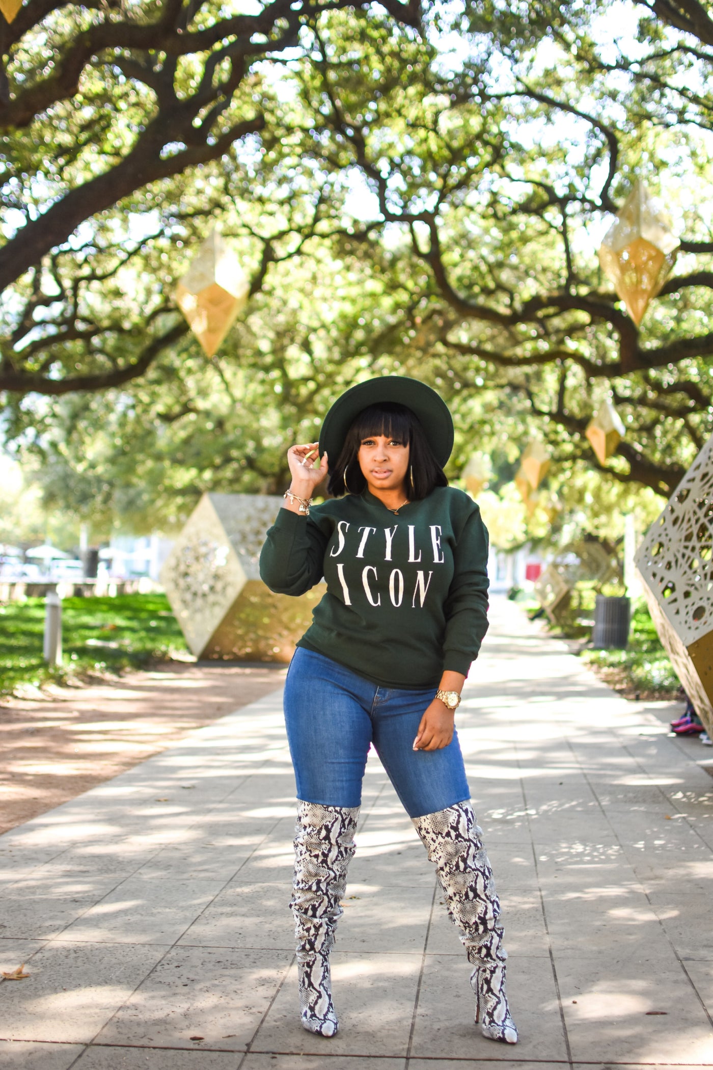 Style Icon - Hunter Green