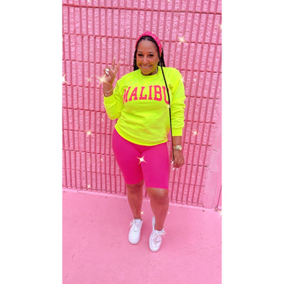 Malibu Sweatshirt Set- Plus Size
