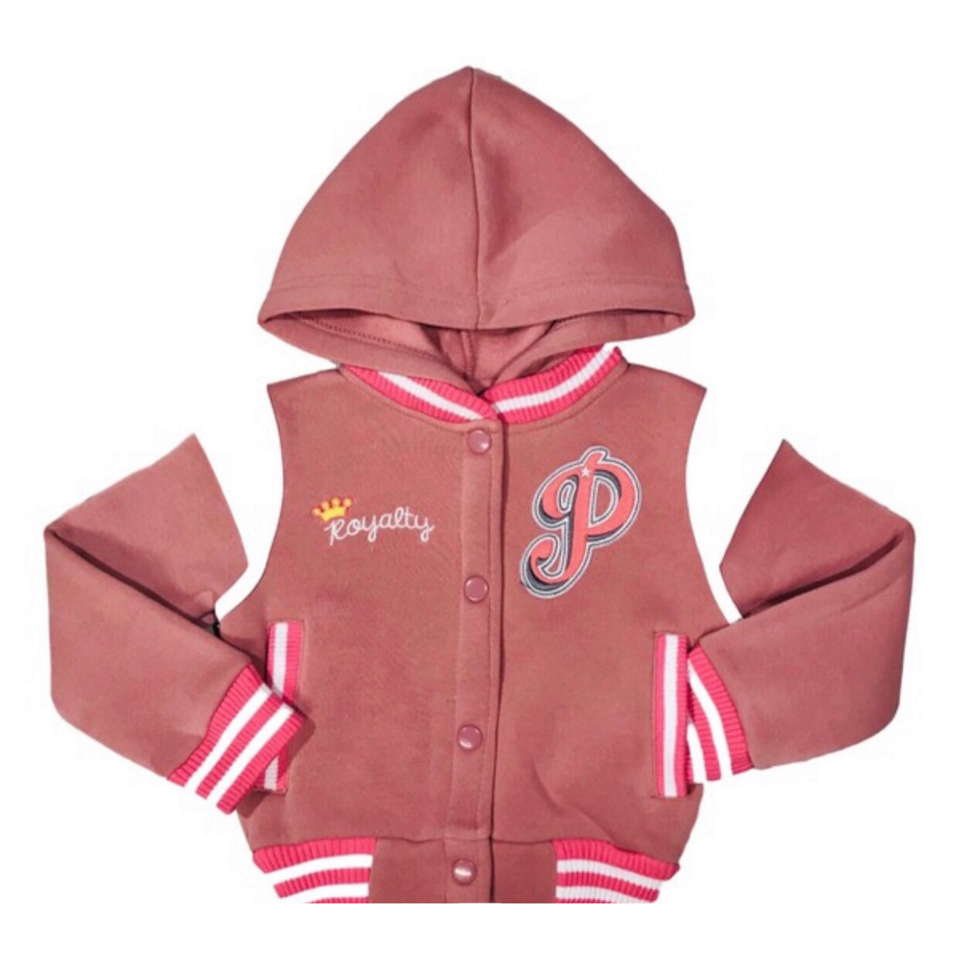 Princess Varsity Jacket (Pink)